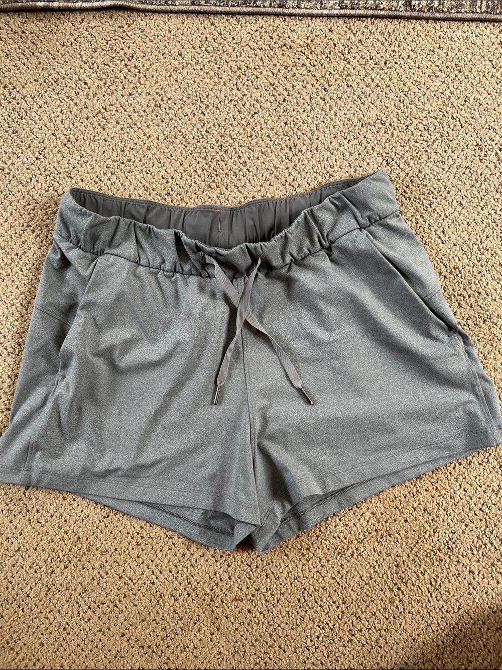 lululemon athletica Gray Athletic Drawstring Shorts